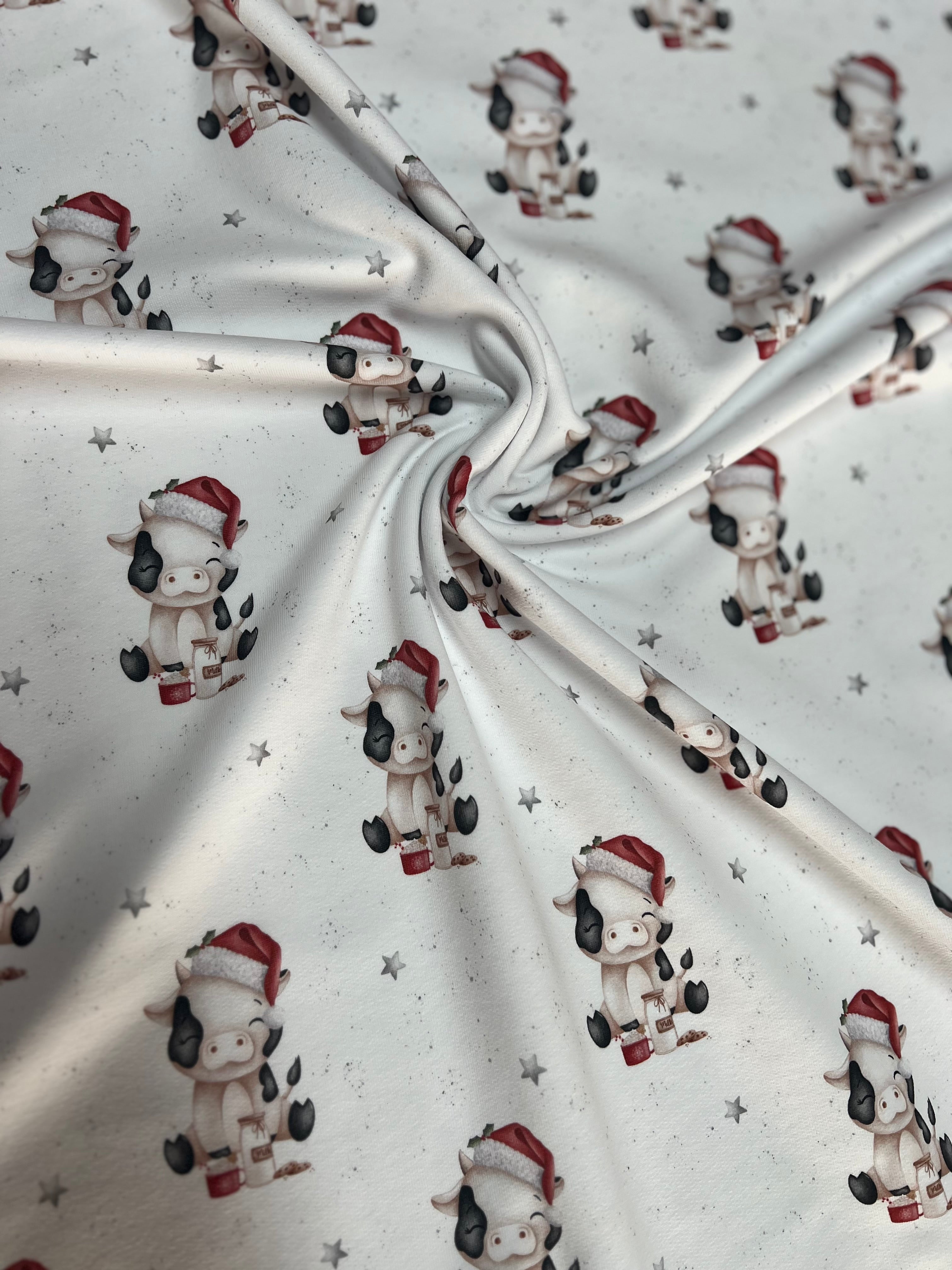 Stoffvorbestellung "Kleine Kuh feiert Weihnachten"